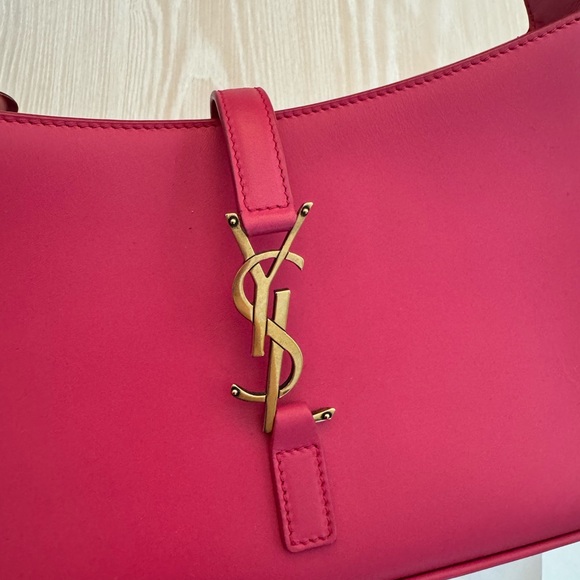 Saint Laurent YSL Le 5 A 7 Leather Bag Bubblegum - Picture 7 of 10